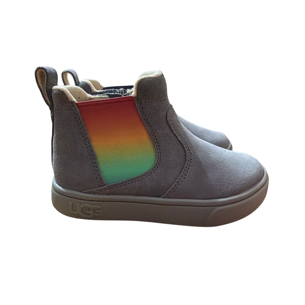 Ugg Toddlers' Hamden II Rainbow & Gray Boots Toddler Size 8